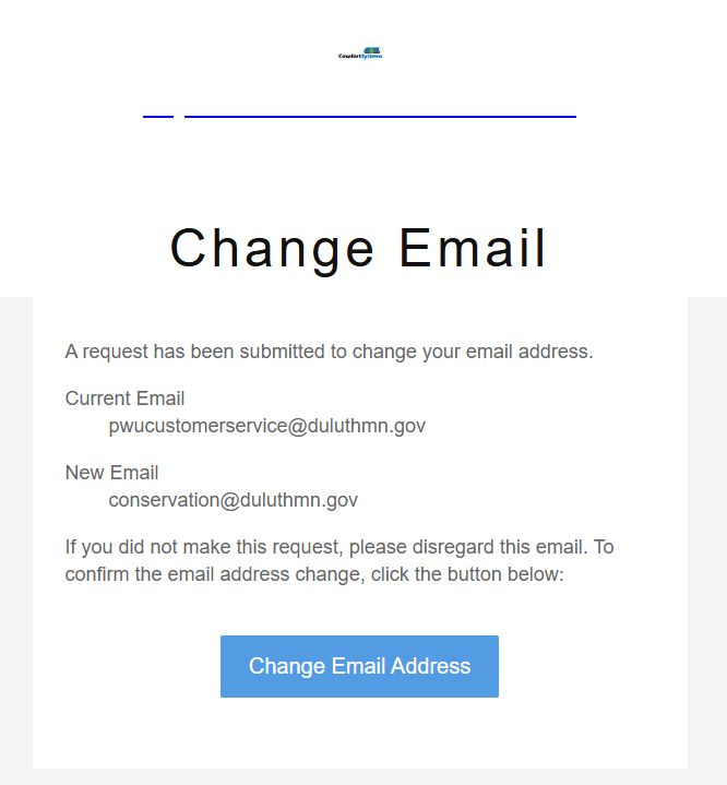 Change Email Email Confirmation